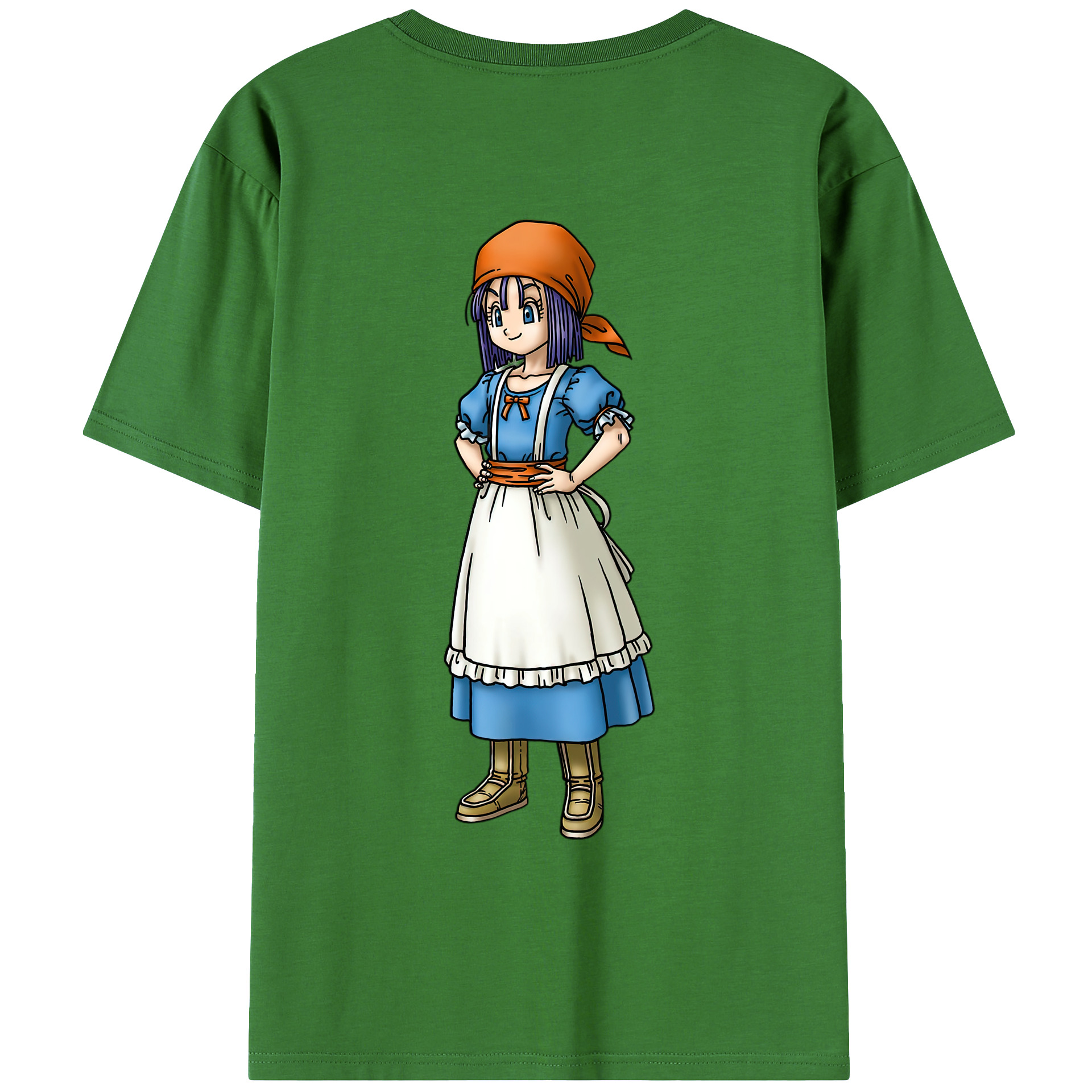 （画像用） ドラゴンクエスト Doragon Kuesuto Dragon Quest レディース半袖Tシャツ(バックプリント)